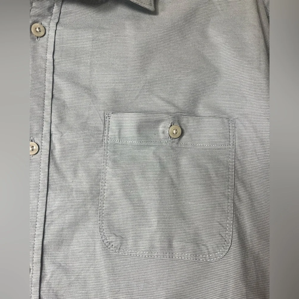 The North Face Men's Gray Short Sleeve Button‎ Down Shirt Size XXL